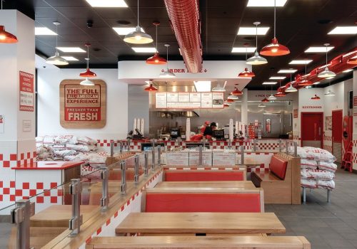 Five Guys Welcome to Five Guys Ashford Designer Outlet in Ashford. It’s your meal, so we believe that you should get exactly what you want. That’s why we’ve got more than 250,000 possible topping combinations for your Burgers, Hot dogs and Sandwiches.